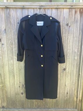 80’s black trench